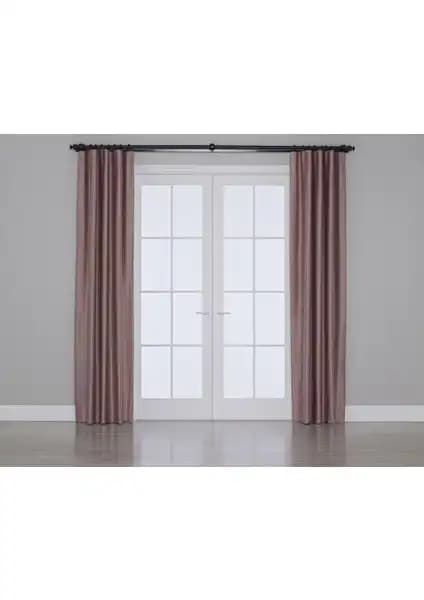 Gauze Fabric Design Blackout ve Taç Antrasit Blackout Perde Karşılaştırması 1