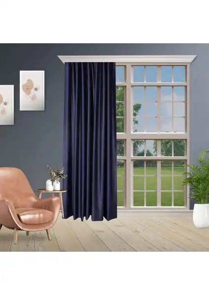 Gauze Fabric ve Perhal Lacivert Blackout Perde Karşılaştırması ve Özellikleri 2