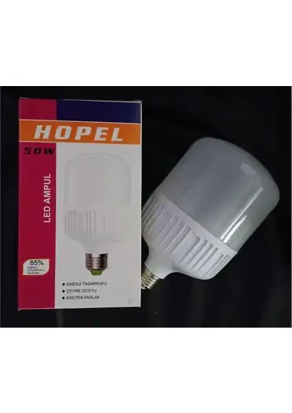 Hopell Hopel 50 Watt ve Panasonic 14W E27 Günışığı LED Ampul Karşılaştırması 1