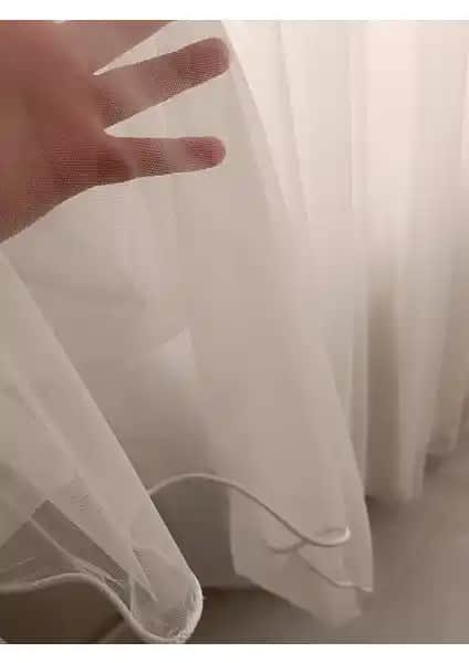 Karmaş Home Grek Tül Perde ve Taç Tül Titi Sık Pile Karşılaştırması