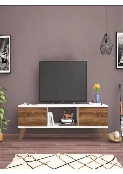 Mbes Mobilya Eda Beyaz-Haliç ve Esin Beyaz TV Üniteleri Karşılaştırması 1