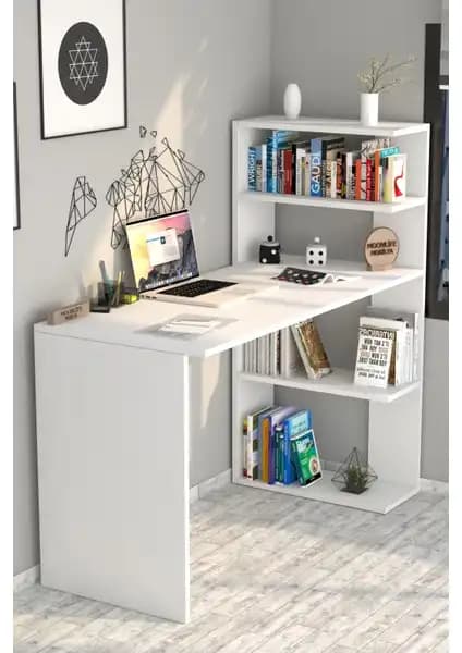 Mezza Sılence ve Moonlife Çınar Çalışma Masası ve Kitaplık Karşılaştırması 2