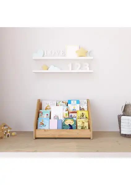 Minera Anka ve Mingitav Lucky Montessori Ahşap Kitaplık Karşılaştırması 1