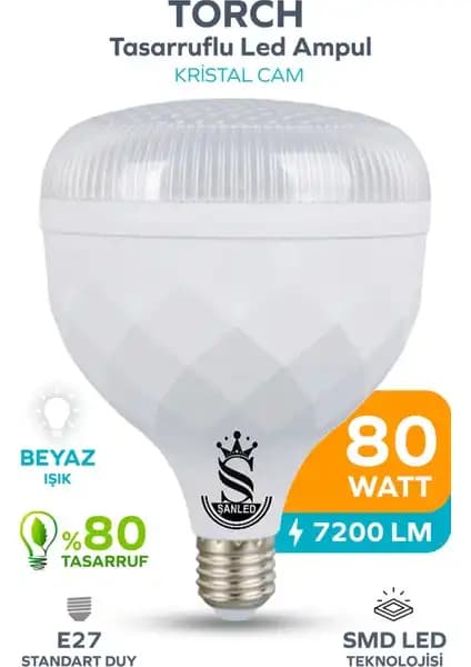 Osram Led Jumbo Torch ve ŞANLED 80W Kristal Tasarruflu Ampul Karşılaştırması 2