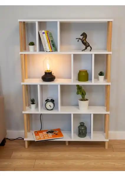 Peka 5 Raflı Modern Dekoratif Kitaplık ve Yeti Mobilya Kuta Karşılaştırması 1