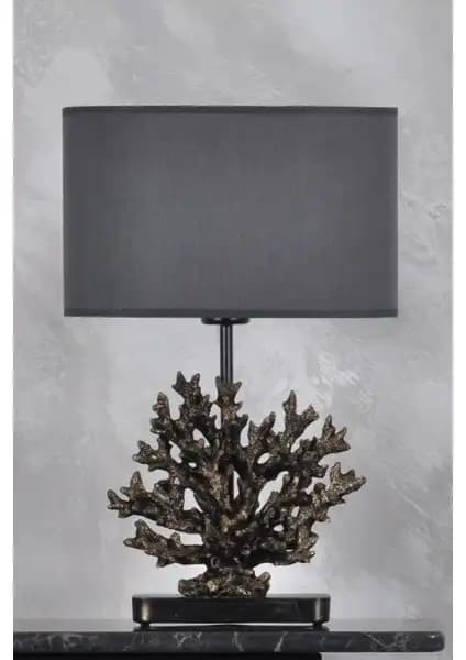 qdec Modern Dizayn Abajur Karşılaştırması Bakır Bej ve Mercan Gri Modelleri 2