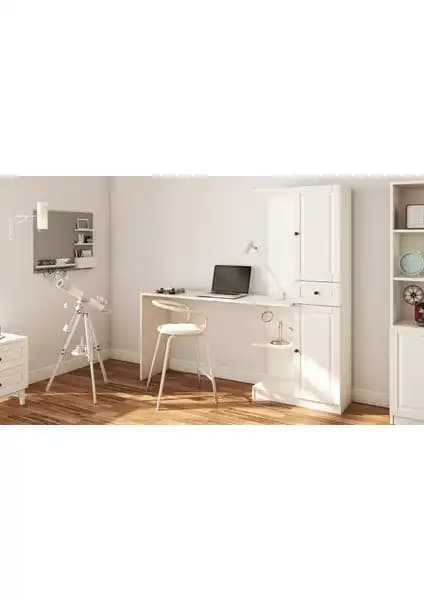 Rabi Mobilya Beyza Country ve Roomart Roma Raflı Çalışma Masası Karşılaştırması 1