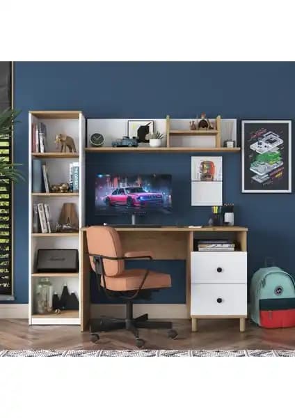 Rani HA115 ve Roomart Roma Raflı Çalışma Masası Karşılaştırması ve Seçim Rehberi