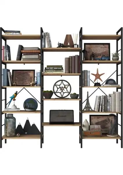 Umut Park Metal Masif Ahşap ve Wood House Inci Kitaplık Karşılaştırması 1