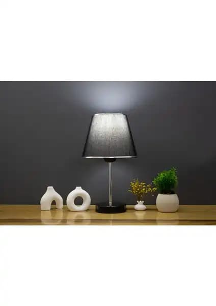 Vivido Abajur Modelleri Karşılaştırması Beyaz ve Siyah Krom Detaylı 2