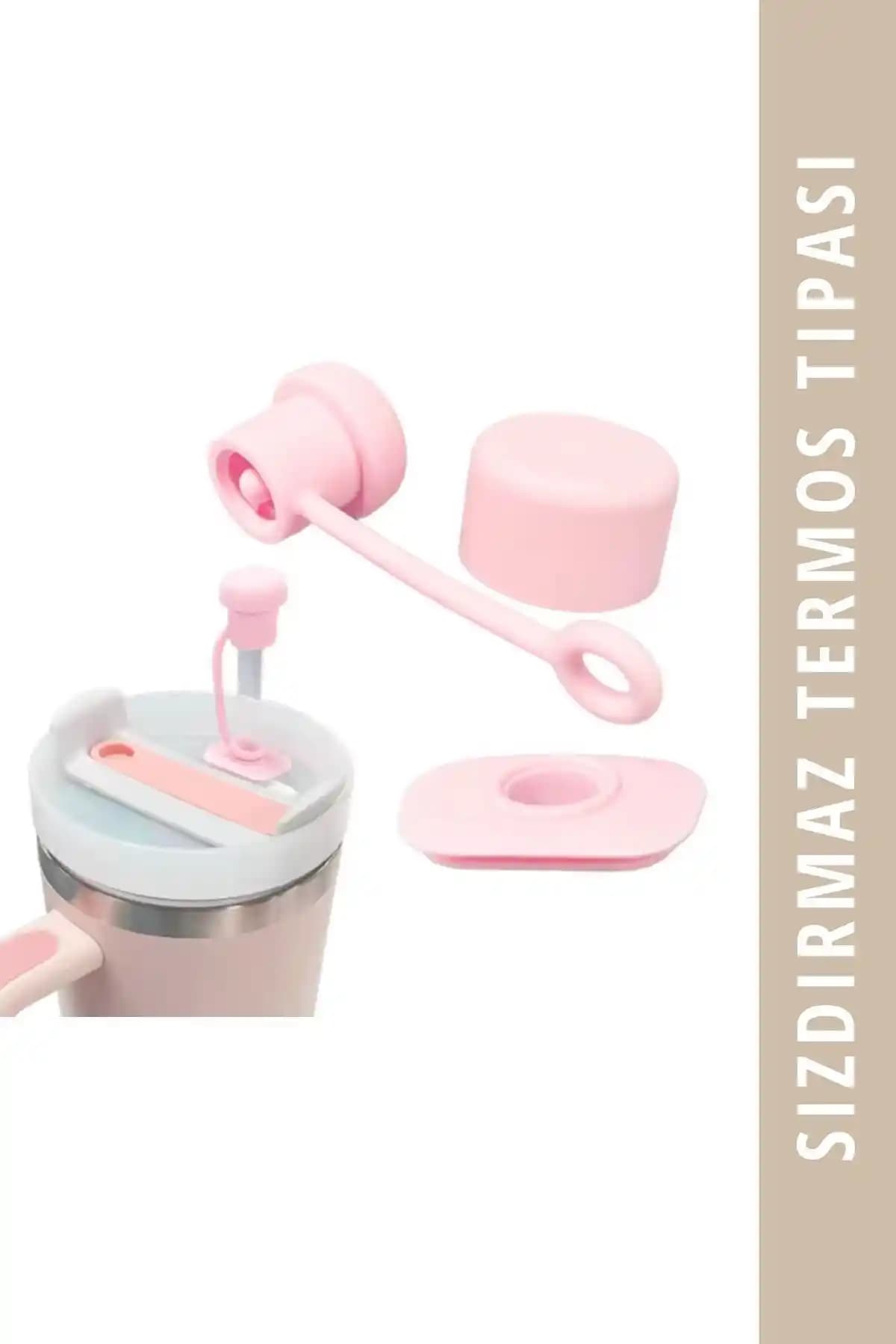 Mama Stuff Sızdırmaz Silikon Tıpa Pembe – Güvenilir ve Pratik Sıvı Kapı Aksesuarı