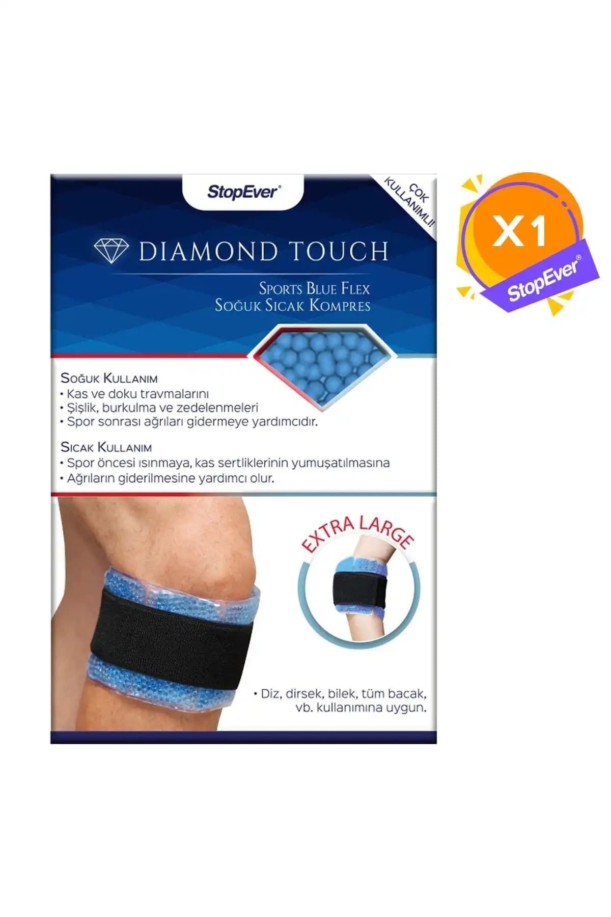 StopEver Diamond Touch Sports Blue Flex Kas ve Eklem Destek Ürünü Özellikleri ve Kullanım Avantajları