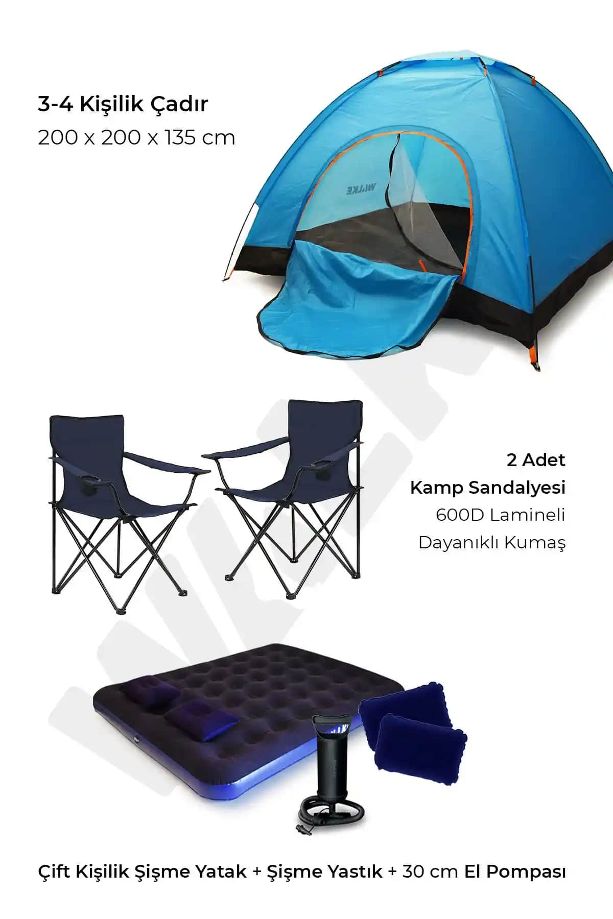 Walke Lüks Kamp Seti: Dayanıklı ve Konforlu Kamp Deneyimi İçin Ideal Seçenek