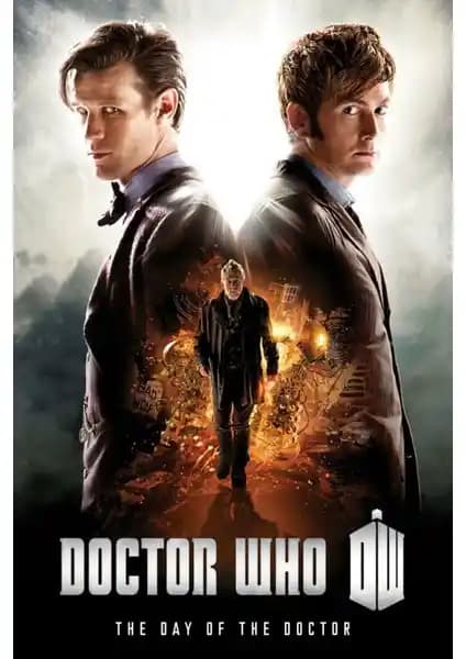 Doctor Who The Day Of The Doctor Posterı Yüksek Kalite Dayanıklı Dekoratif Sanat Eseri