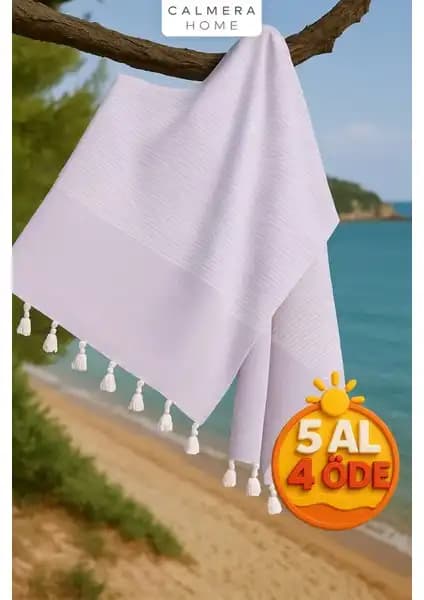 Calmera Home Çizgili Peştemal ve Homedius Alagra Mavi Peştemal Karşılaştırması 1