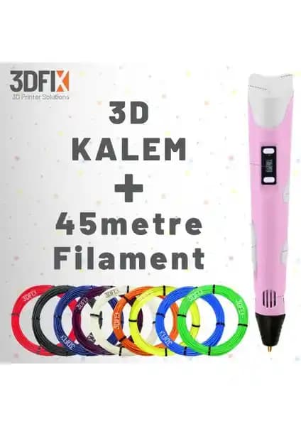 3DFIX 3D Kalem ile Yaratıcılığı Geliştiren Modern Tasarım ve Kullanım Kolaylığı