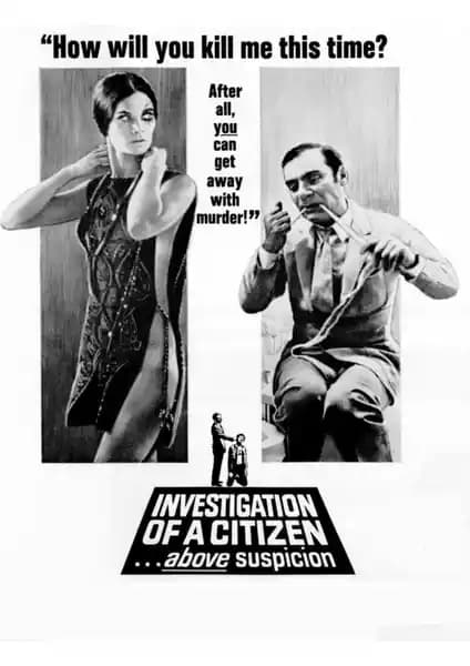 Aktüel Investigation Of A Citizen Above Suspicion Film Posteri: Yüksek Kalite ve Estetik Tasarım