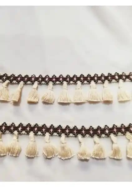 Altay Aksesuar Çam Model Desenli Püskül Saçak Dekoratif ve Çok Yönlü Kullanım İmkanı Sunar