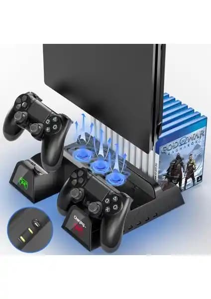 Blackbird Game Center Hepu TP4-882C PS4 Çok İşlevli Soğutucu ve Şarj İstasyonu Ürünü İncelemesi