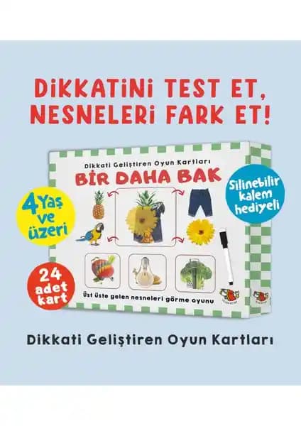 Çocukların Dikkat ve Görsel Algı Gelişimini Destekleyen Eğitici Oyun Seti