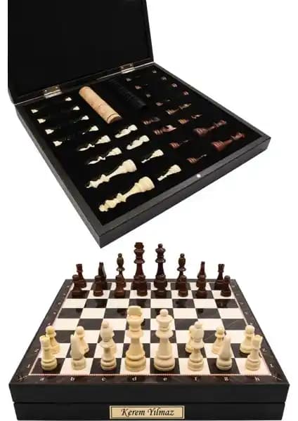Cooper Chess Ahşap Satranç ve Dama Takımı Kişiselleştirilebilir ve Estetik Tasarım