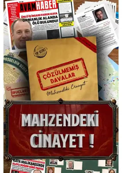 Çözülme<miş> Davalar Serisi Mahzendeki Cinayet Detaylı Dedektiflik ve Suç Çözümleme Oyunu