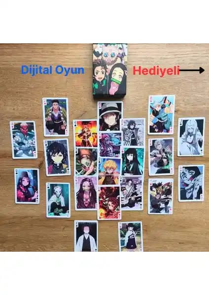 Demon Slayer Temalı Anime İskambil ve Poker Kart Destesi: Koleksiyon ve Oyun Deneyimi