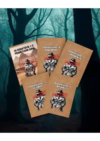 Ege Akademi 5'li Dedektif Oyunu Paketleri Çocuklar İçin Eğlenceli ve Eğitici Macera Seti