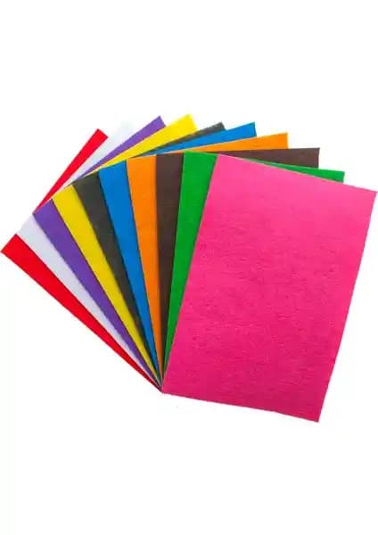 Endüstriyel Renkli Keçe Seti 10 Renk Çok Yönlü Kullanım ve Estetik Çözüm