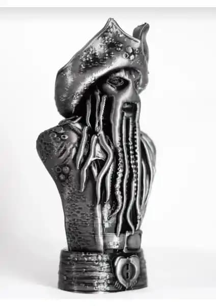 Hanart Davy Jones 18 cm Büst Sanat ve Dekorasyon Tutkunları İçin Tasarlanmış Şık Parça