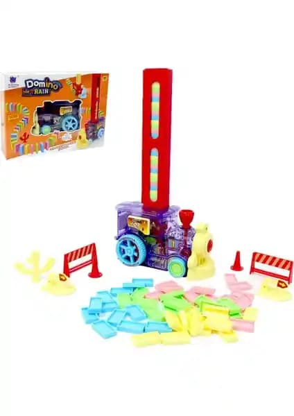 Happy Toys Torutoys Pilli Domino Yerleştiren Dizen Oyuncak Tren ile Eğlence ve Öğrenme Bir Arada