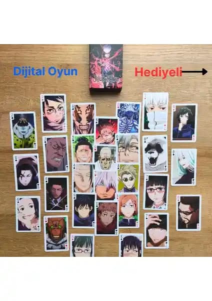 Jujutsu Kaisen Temalı Anime Kart Destesi – Koleksiyon ve Oyun Deneyimi İçin Uygun