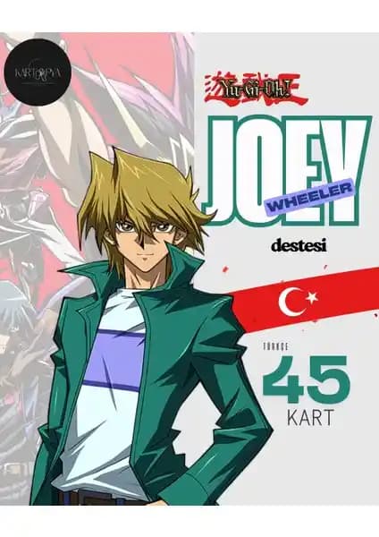 Kartopya Yu-Gi-Oh! Türkçe Joey Wheeler Destesi: Yüksek Kaliteli Koleksiyon ve Oyun Kartları