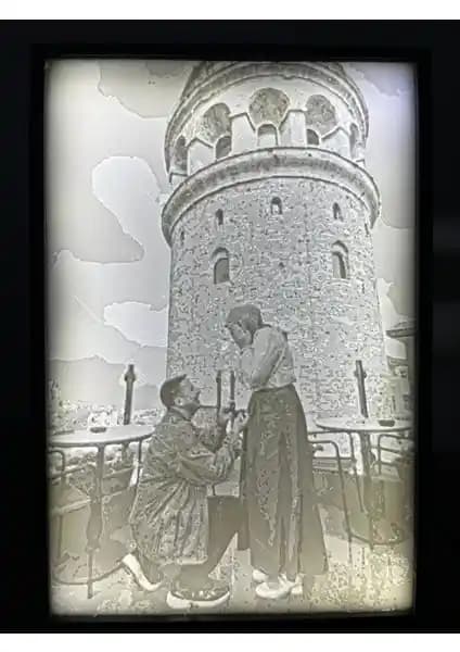 Kişiye Özel 3D Baskı Litofan Işıkla Beliren Fotoğraf Dekoratif Hediye
