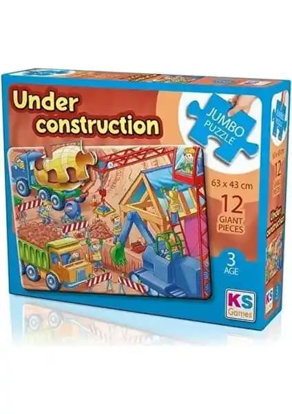 KS Games Under Construction Jumbo Puzzle: Çocuklar İçin Eğitici ve Eğlenceli Yapboz