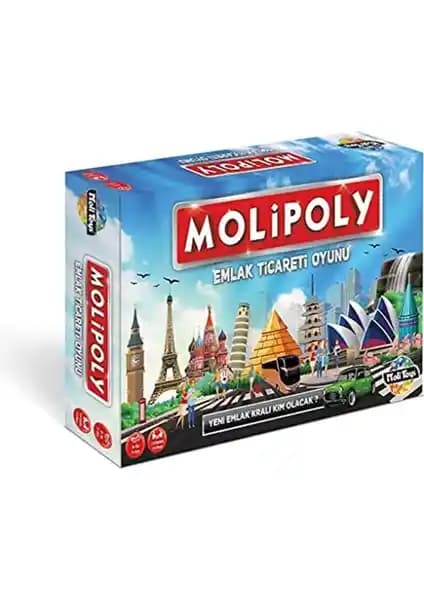Molipoly Emlak Ticareti ve Stratejik Düşünme Oyunu - Eğlenceli ve Öğretici Masa Oyunu