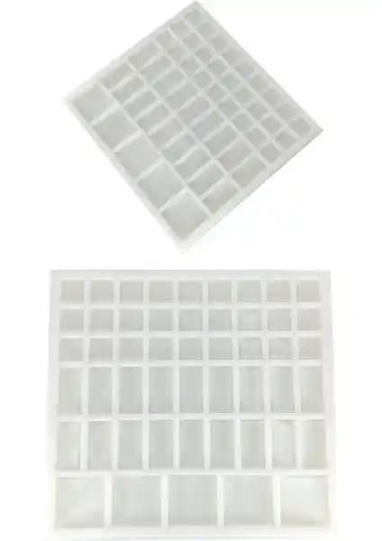 Nana Art 1/12 Ölçekli Düzenli Büyük Taş Silikon Kalıp ile Detaylı Mini Taş Üretimi
