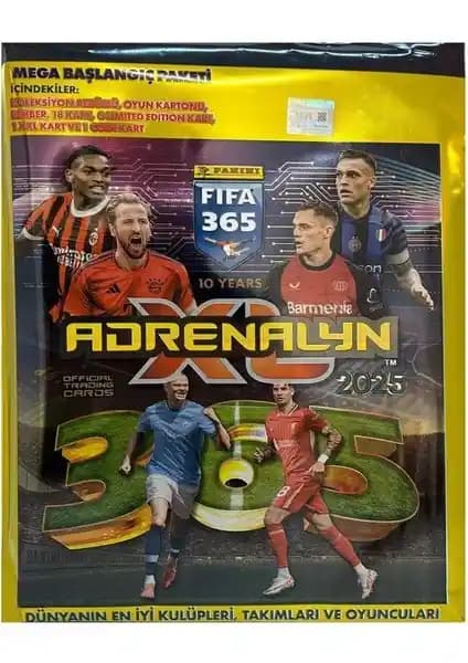 Panini Fifa 365 Adrenalyn 2025 Mega Başlangıç Paketi: Futbol ve Koleksiyon Tutkunları İçin Ideal