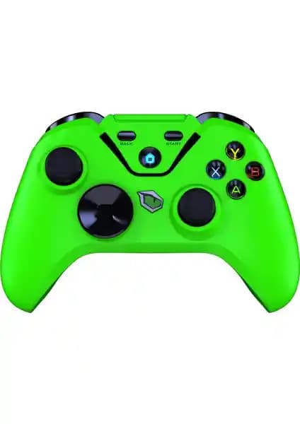 Pusat Clutch Kablosuz Titreşim Geri Bildirimli Çift Mod Oyun Kumandası Yeşil Renkli