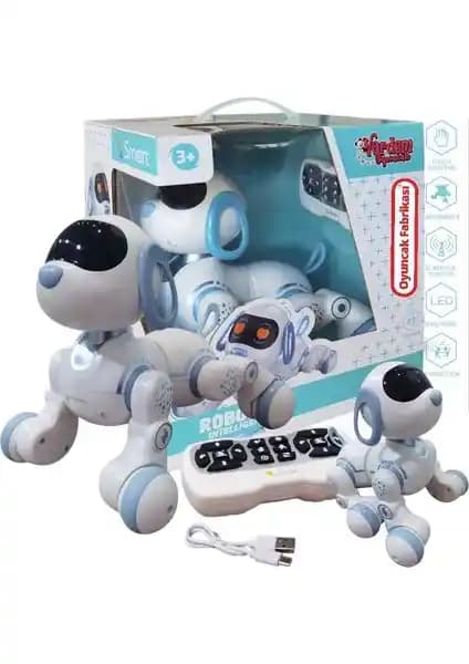 Sem Oyuncak Akıllı Robot Köpek Uzaktan Kumandalı Sesli Işıklı Güvenli Oyun Aracı