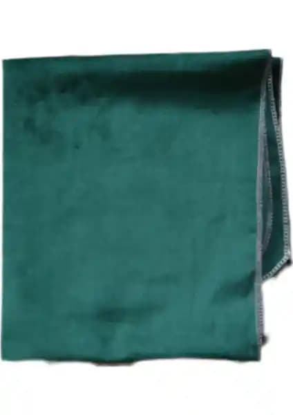 Sera Okey Oyun Masa Örtüsü Kadife 140x140 Yeşil Şık ve İşlevsel Masa Aksesuarı