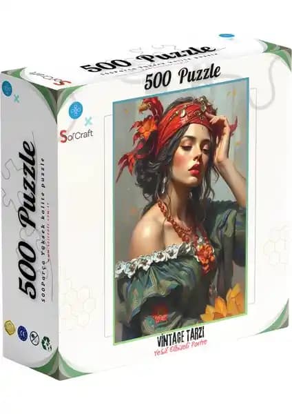 Soi Craft 500 Parça Puzzle Sanat ve Zihnin Buluşması Detaylı Tasarım ve Kalite
