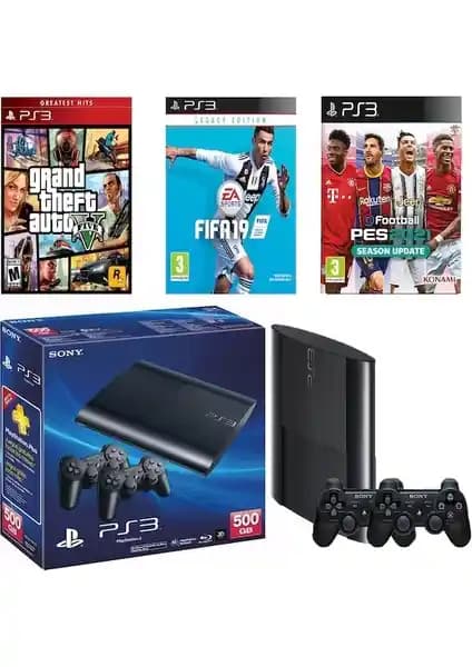 Sony PlayStation 3 Teşhir Modeli 500 GB Depolama ve Geniş Oyun Koleksiyonu