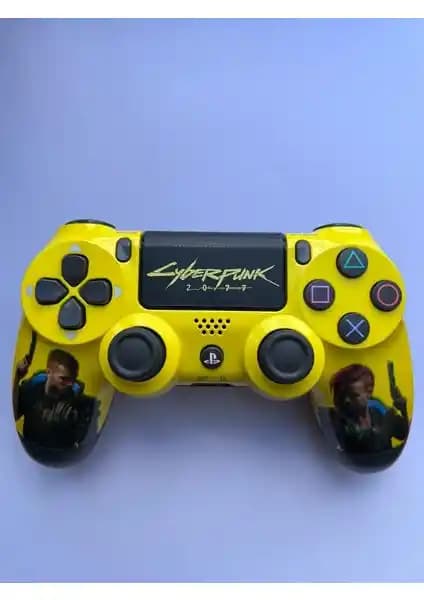 Sony Yeni Nesil PS4 Gamepad Dualshock 4 V2 Cyberpunk 2077 Teması ile Gelişmiş Oyun Deneyimi