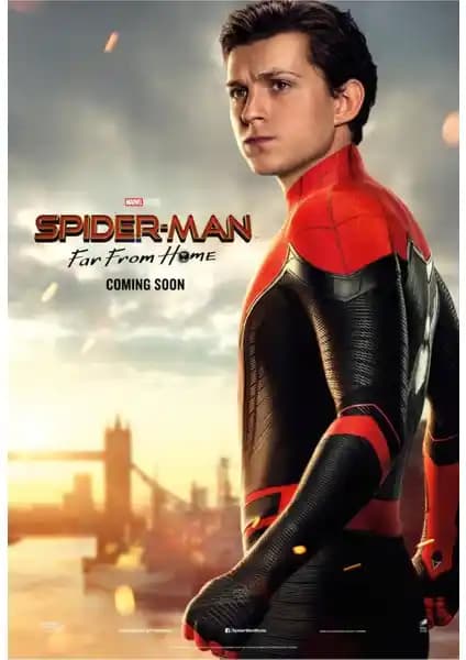 Spider-Man Far From Home 2019 Posterleri ile Evinize Renk Katın Yüksek Kalite ve Dayanıklı Tasarım