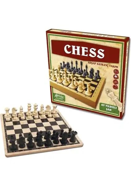 Star Chess Ahşap Satranç Takımı: Şık Tasarım ve Dayanıklılık ile Strateji Oyunları