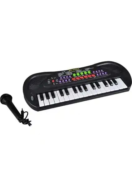 Sunman Mikrofonlu 32 Tuşlu Çocuklar İçin Eğlenceli ve Eğitici Müzik Aleti