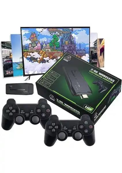 Tv Atari 4K HDMI Oyun Stick ile Evde Geniş Oyun Seçenekleri ve Yüksek Çözünürlük Deneyimi