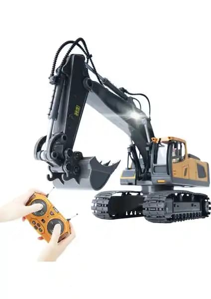 Yüksek Performanslı RC Ekskavatör 1/20 Ölçekli 2.4GHz Uzaktan Kumandalı İnşaat Aracı