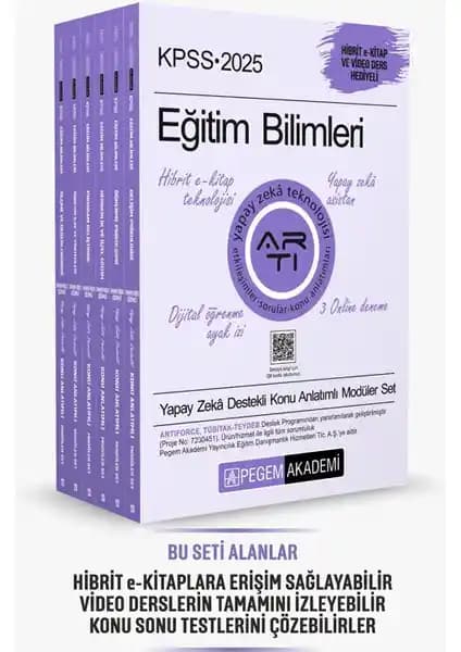 2025 KPSS Eğitim Bilimleri Modüler Seti Öğretmen Adayları İçin Kapsamlı Hazırlık Kaynağı
